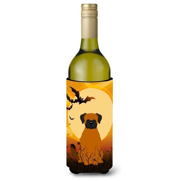 Halloween Fawn Boxer Wine Bottle Beverge Insulator Hugger